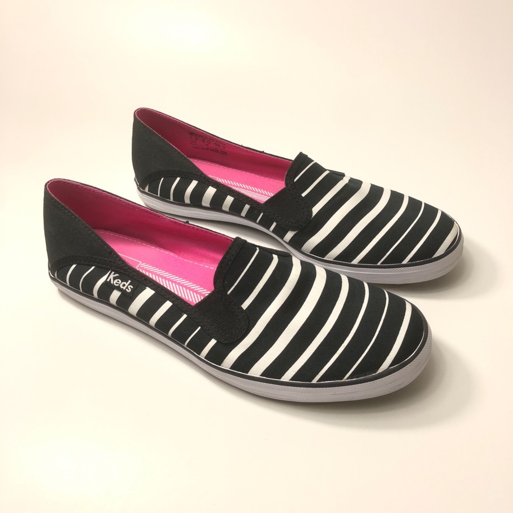 Keds Slip Ons Stripes Shoes Size 7.5 - Picture 3 of 9
